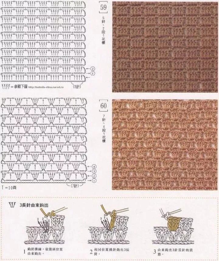 Плотное вязание крючком схемы и описание Pin on croche Crochet stitches chart, Crochet diagram, Crochet books