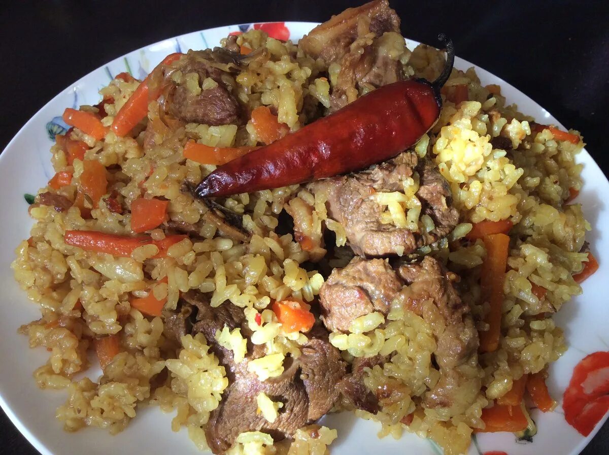 Плов без мяса фото Плов с фасолью без мяса CoffMachines.ru