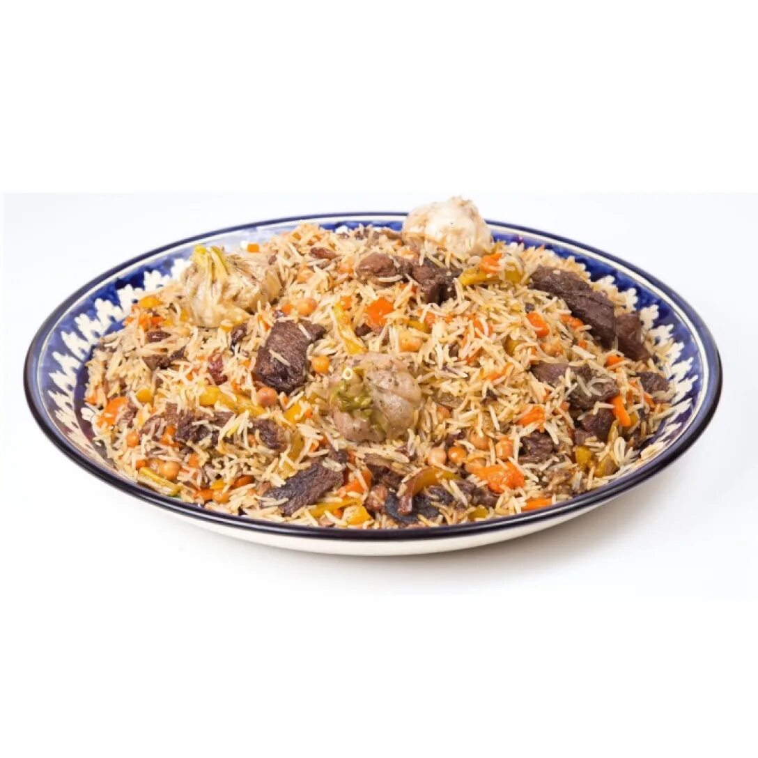 Плов без мяса фото Плов Чайханский из кафе Панда - фото, вес, цена