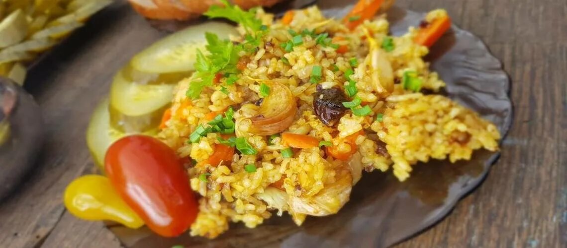 Плов без мяса фото Нежирный овощной плов: 11 крутых рецептов