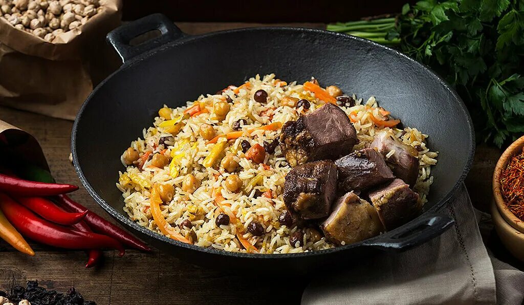 Плов без мяса фото Панорама: Plov.com, ресторан, ул. Ленинская Слобода, 26, Москва - Яндекс Карты