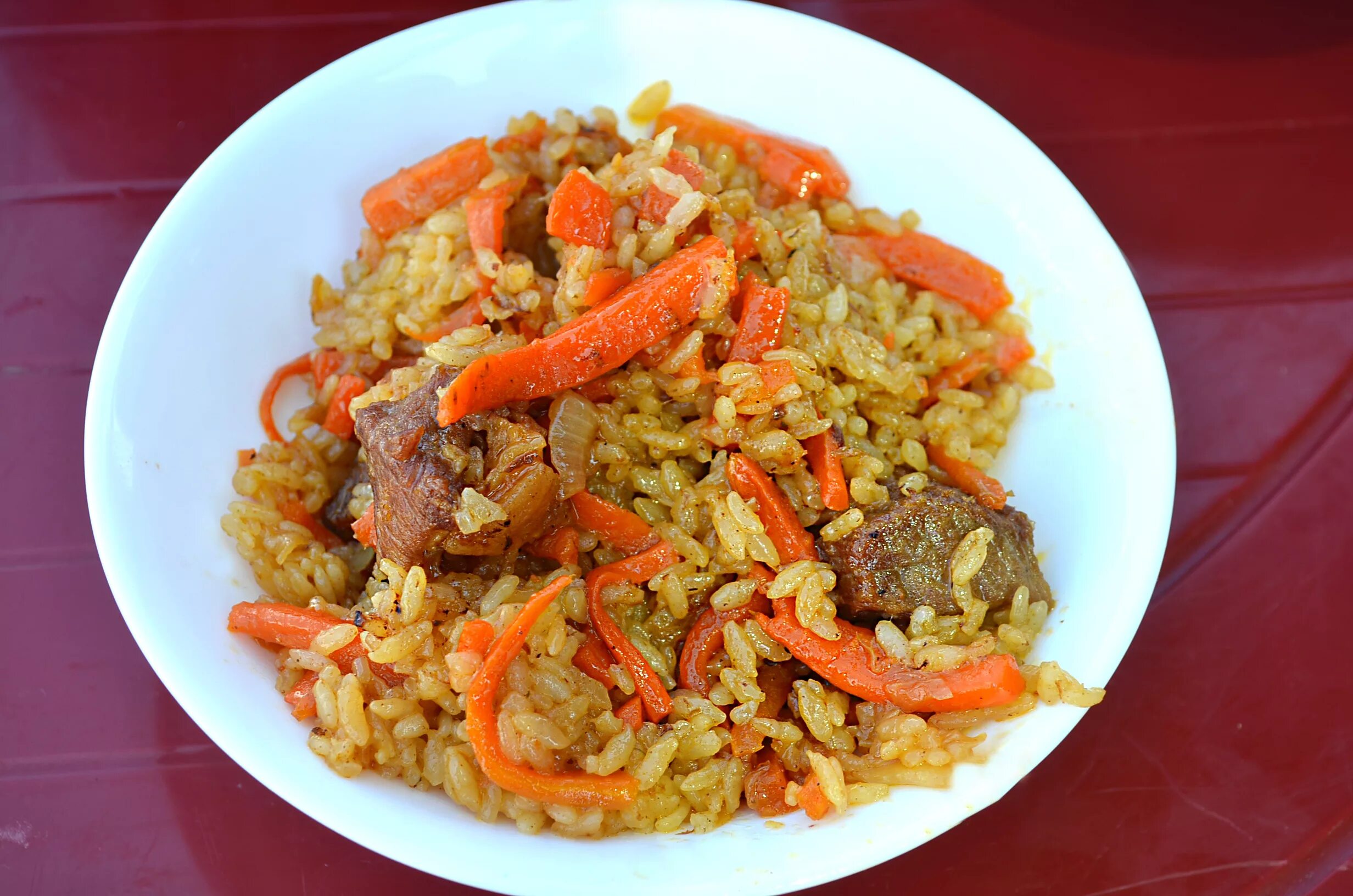 Плов без мясо рецепт с фото Узбекский плов - 3