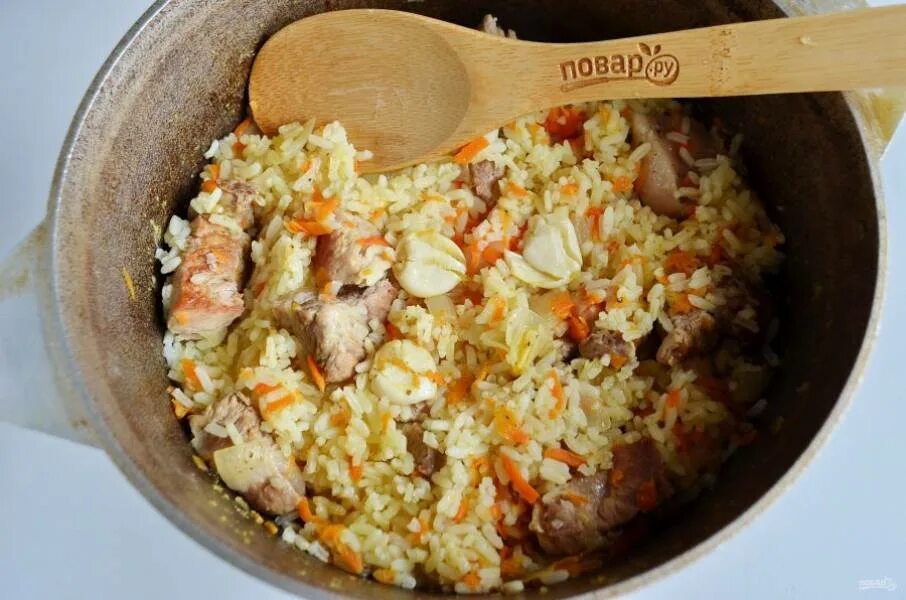 Плов духовке рецепт с фото пошагово Плов со свининой в духовке - пошаговый рецепт с фото на Повар.ру