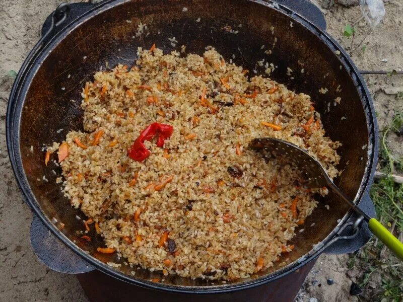 Плов фото в казани Плов из медвежьей лапы по-таёжному.Культура севера. Вкуснотища Дзен