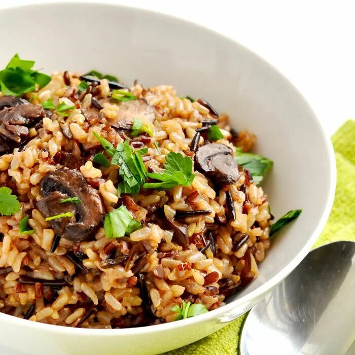 Плов из бурого риса фото Instant Pot wild rice pilaf Healthy Aperture