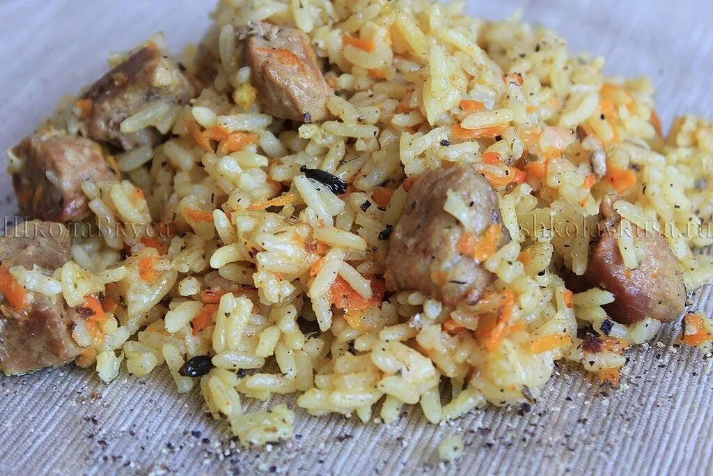 Плов из свинины фото Плов из свинины