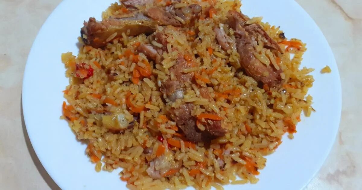 Плов из свинины рецепт с фото Плов со свиными рёбрышками - пошаговый рецепт с фото. Автор рецепта Людмила . - 