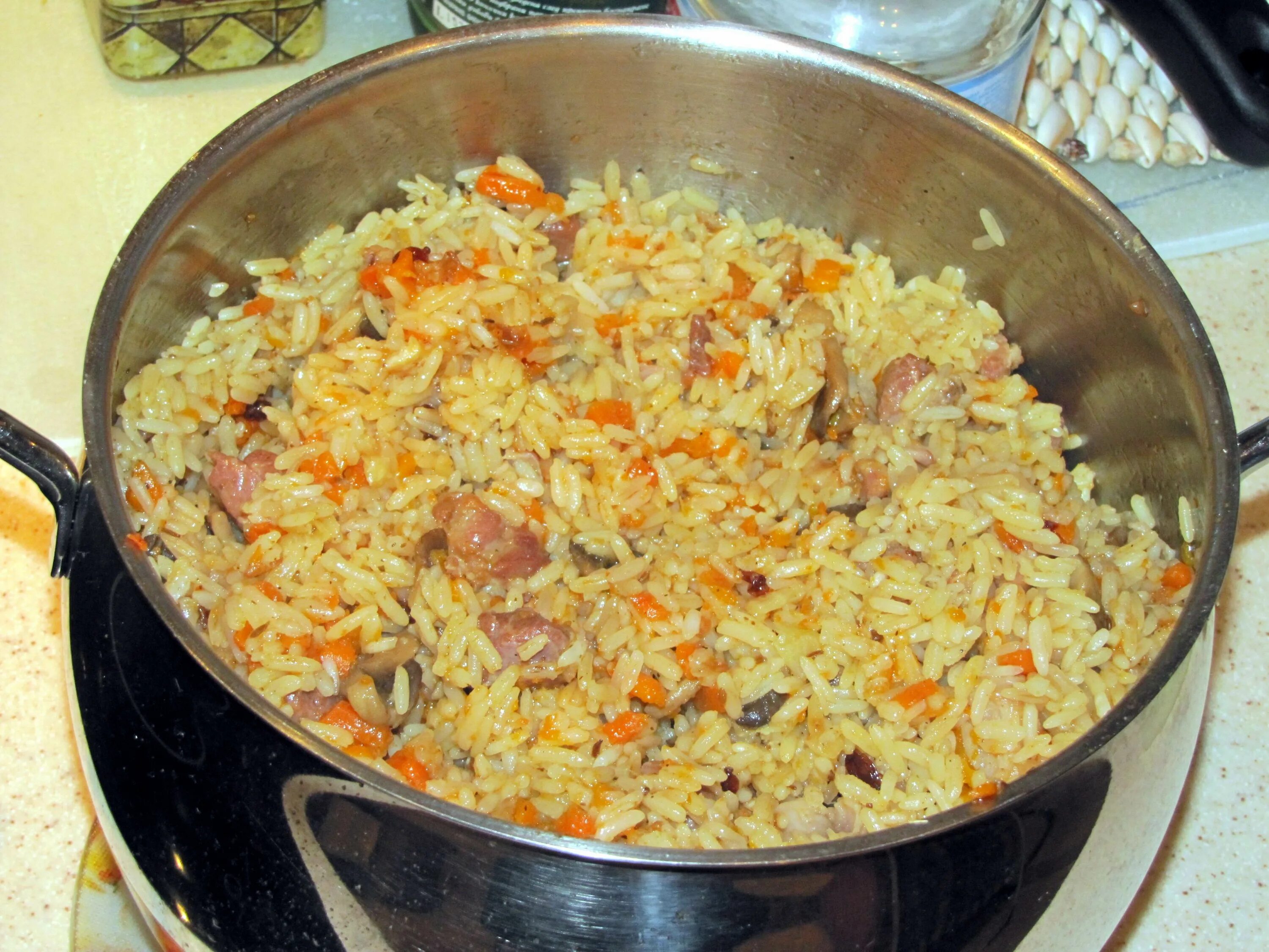 Плов из свинины в кастрюле фото Картинки ПЛОВ С МЯСОМ В КАСТРЮЛЕ РЕЦЕПТ