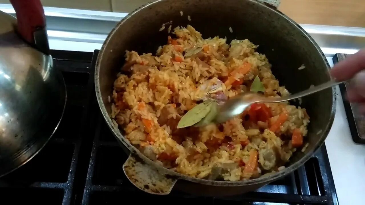 Плов на плите фото Вкуснейший Домашний ПЛОВ на Плите за 30 минут - YouTube