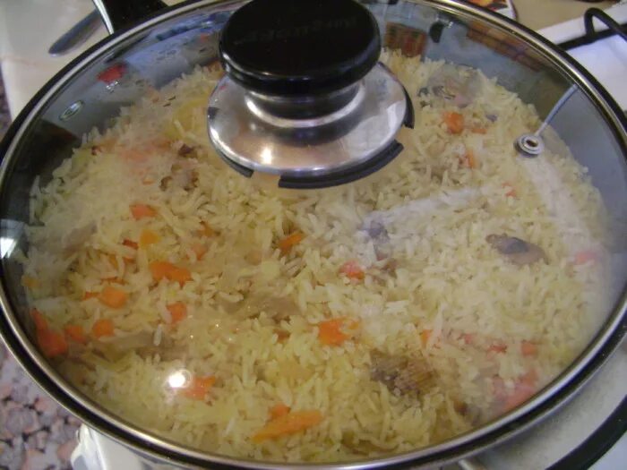 Плов на плите рецепт с фото Картинки ПЛОВ С МЯСОМ В КАСТРЮЛЕ РЕЦЕПТ