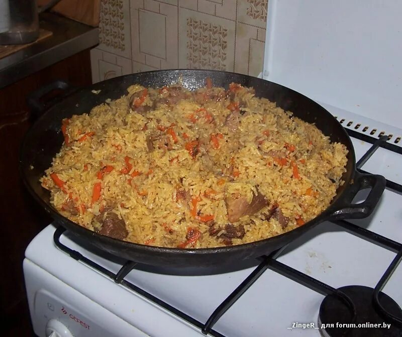 Плов на плите рецепт с фото Фото плова дома на плите