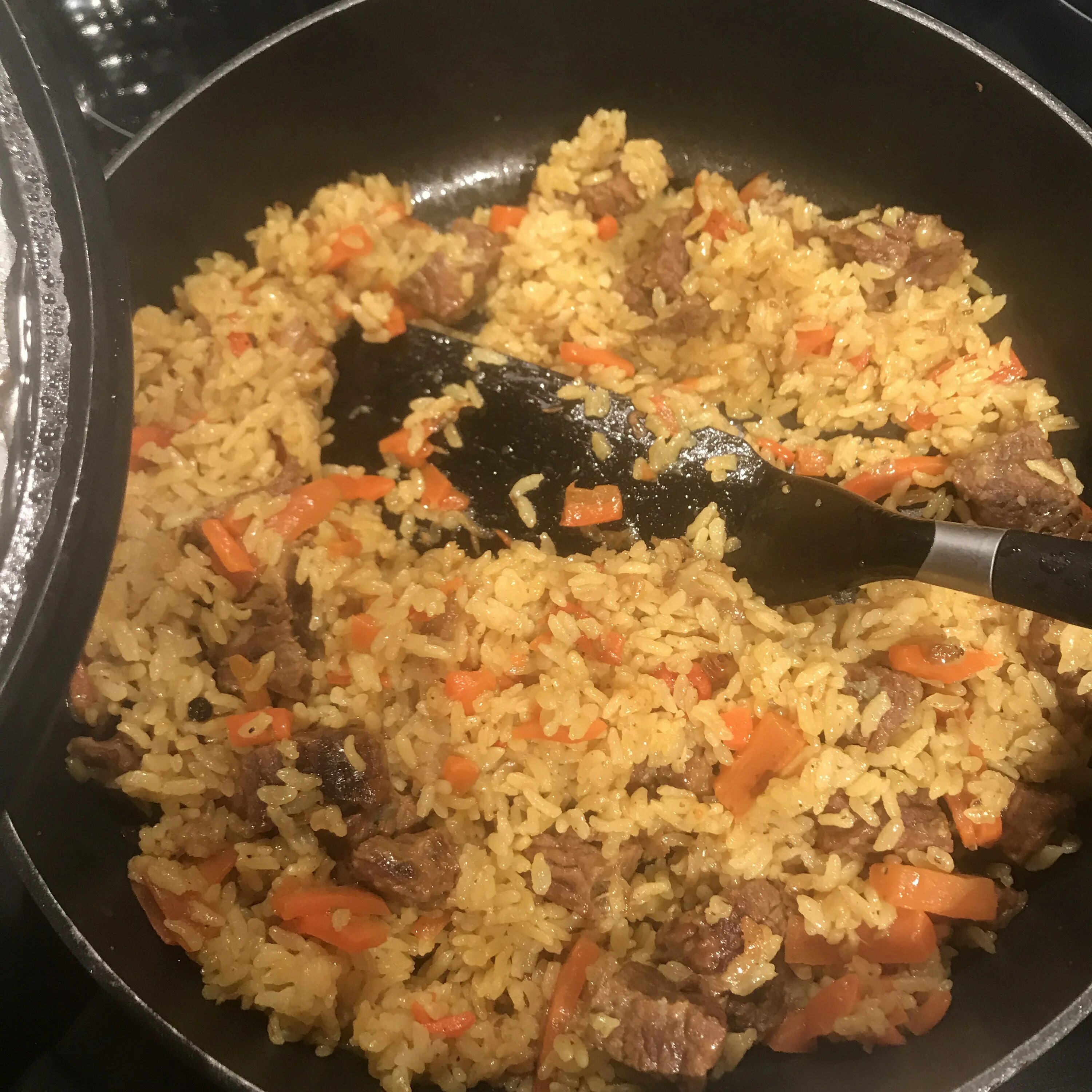 Плов на плите рецепт с фото Ароматный плов из говядины " Кулинарные рецепты