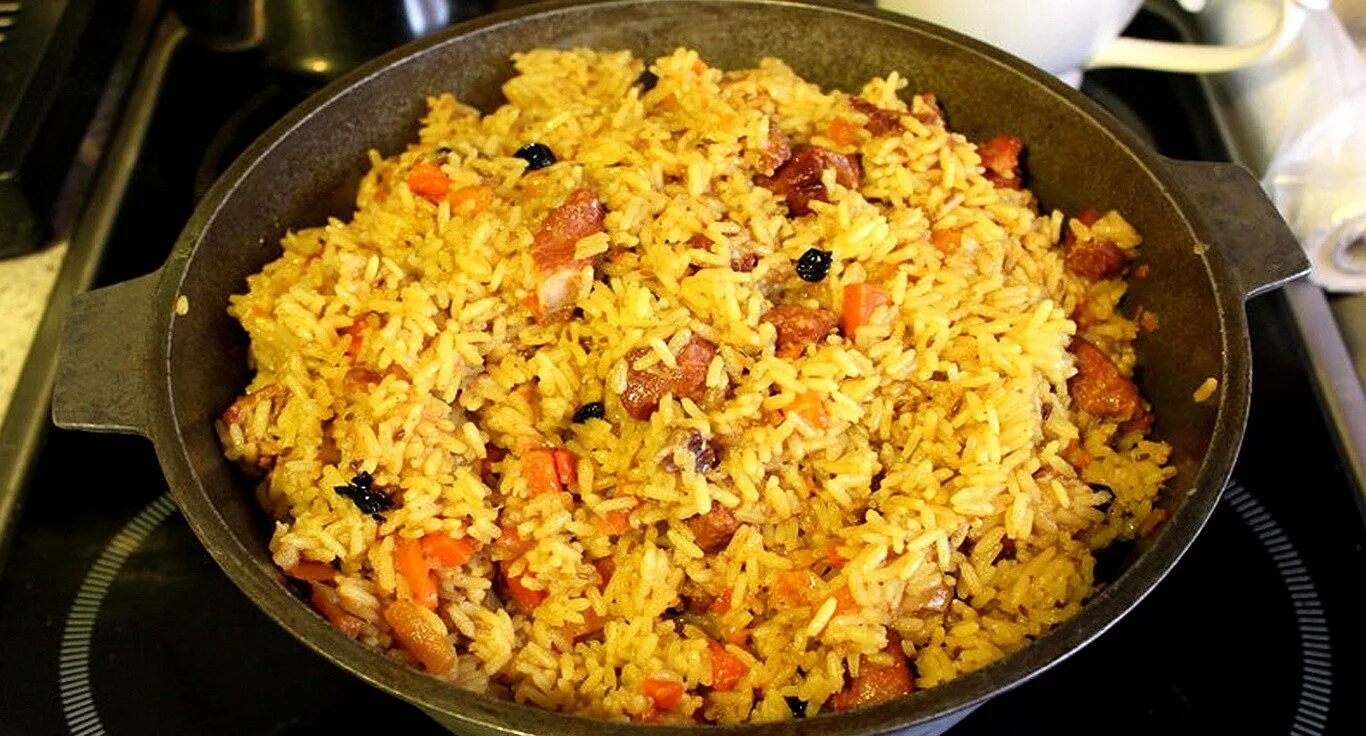 Плов на сковороде со свининой фото ПЛОВ С КУРИНЫМИ ЖЕЛУДКАМИ - смотреть видео онлайн от "ВСЁ ПОЛУЧАЕТСЯ ВКУСНО!" в 