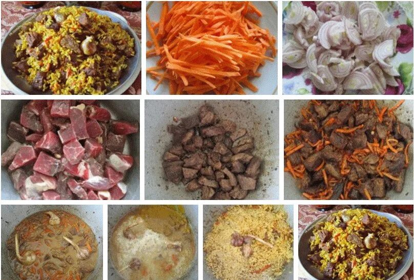 Плов рецепт приготовления с фото пошагово Uzbek pilaf Uzbek pilaf - he also "Osh" is the most important dish of Central As