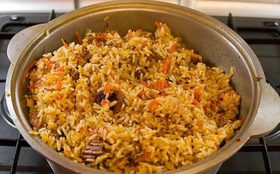 Плов рецепт с фото домашних условиях ПЛОВ с бараниной, курагой-изюмом и куркумой