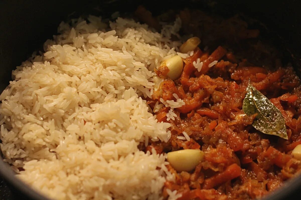 Плов с чесноком рецепт с фото Plov - One pot rice and chicken dish - DenmarkNU