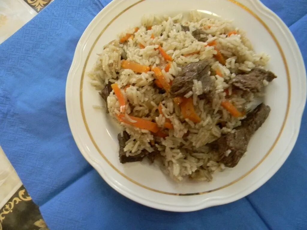 Плов с говядиной рецепт с фото Плов из говядины пошаговый рецепт
