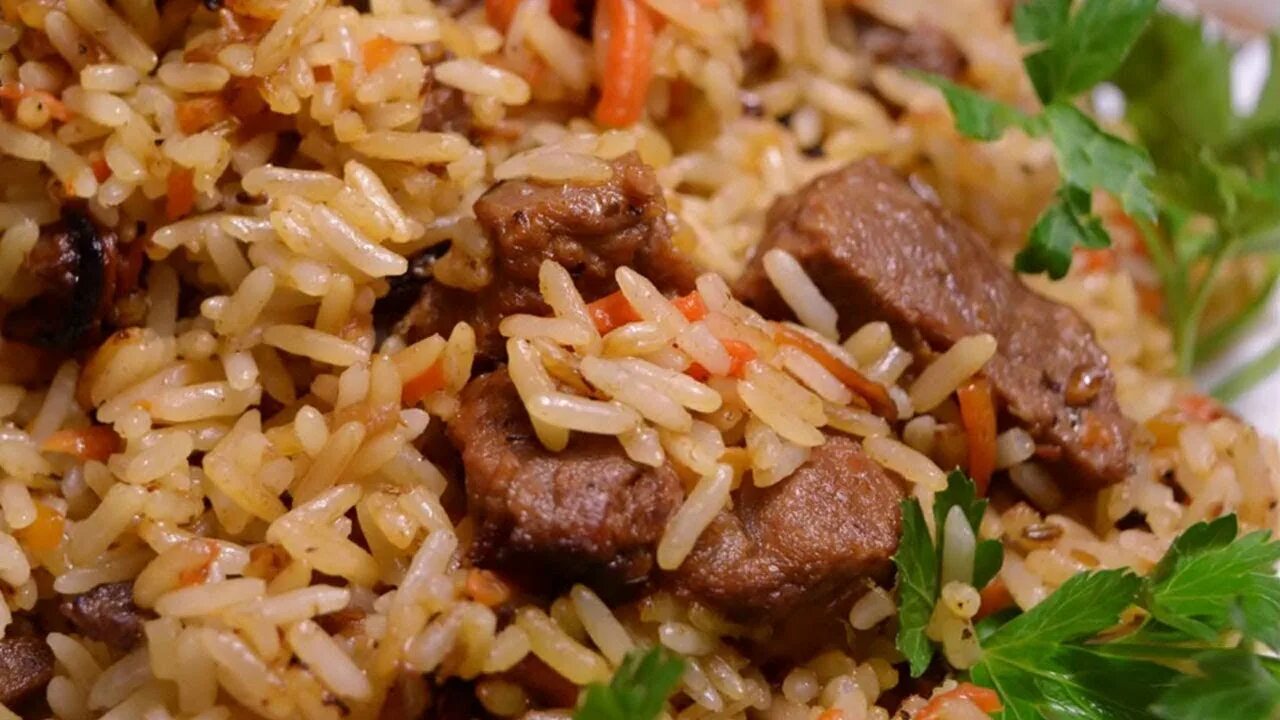 Плов с говядиной рецепт с фото طبق الأرز باللحم بطريقة مختلفة.. يستحق التجريب أطباق العيد - YouTube