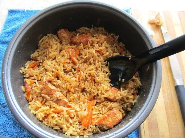 Плов с говядиной в мультиварке фото By numerous requests, I am posting a simple recipe for crumbly FLOOR IN MULTIVAR