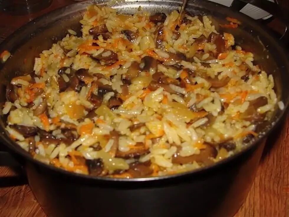 Плов с грибами фото ПЛОВ С ГРИБАМИ Коллекция Рецептов Фотострана Пост № 578602424