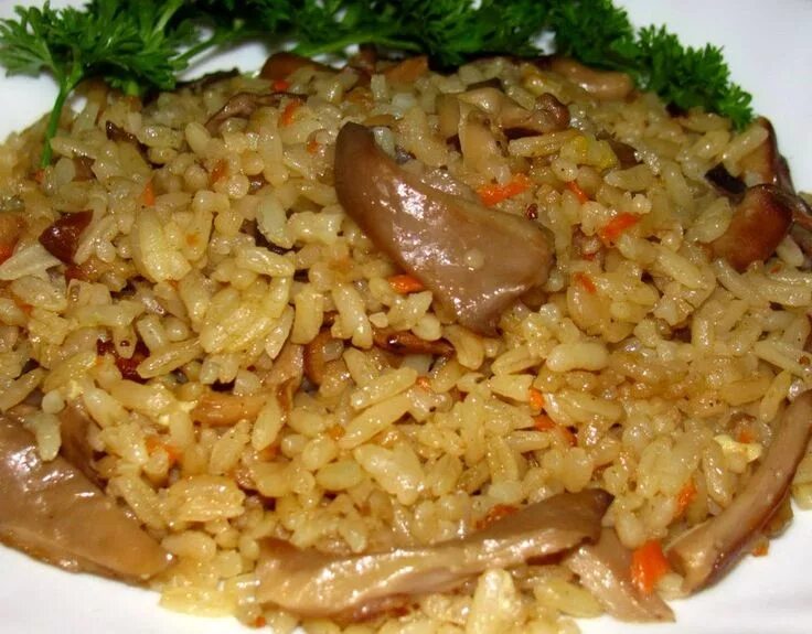Плов с грибами фото Плов с грибами, рецепт с фото Recipes, Ethnic recipes, Food
