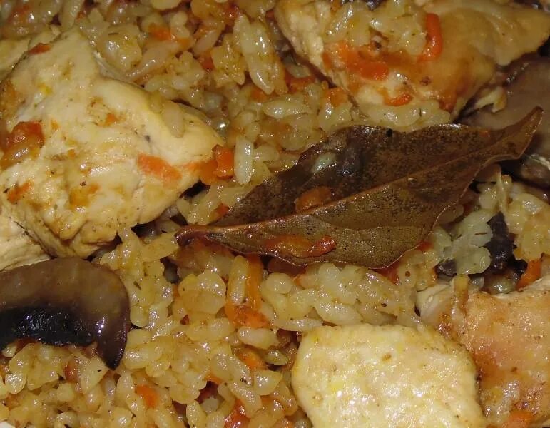 Плов с грибами рецепт фото пошагово Плов с грибами и курицей в мультиварке рецепт с фото пошагово - 1000.menu