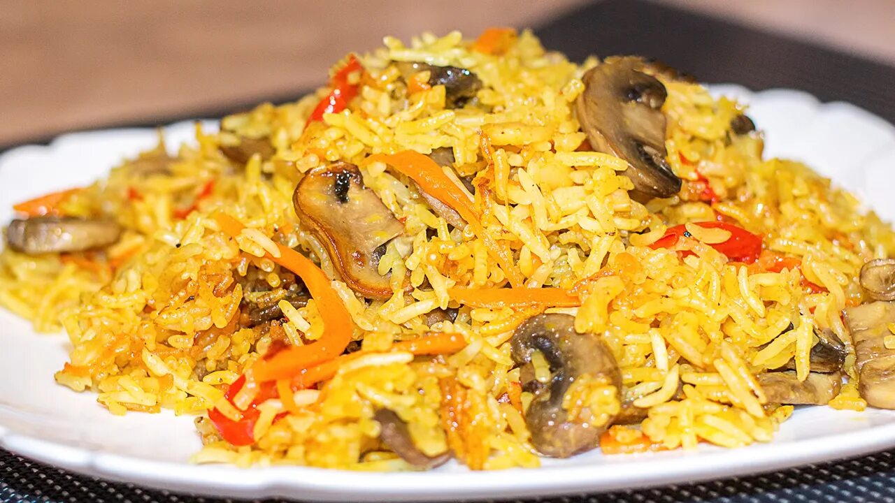 Плов с грибами рецепты с фото Неправильный, но очень вкусный плов с грибами - пошаговый рецепт с фото (2996 пр