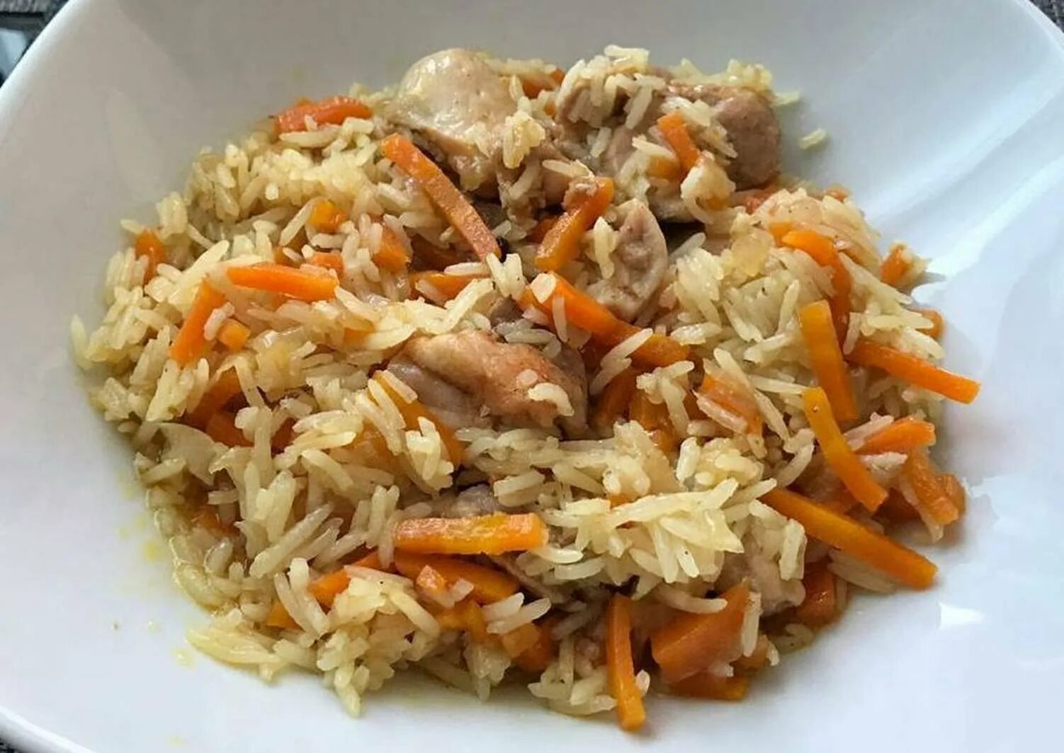 Плов с курицей фото Плов из куриных бедрышек фото - Coffeebull.ru