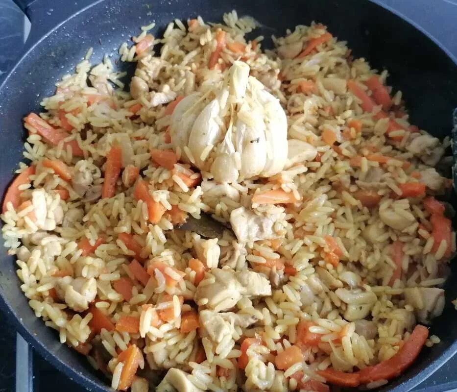 Плов с курицей фото Рецепт и фото сегодняшнего блюда 12 - Медовик Лазанья самодельное Плов курицей б