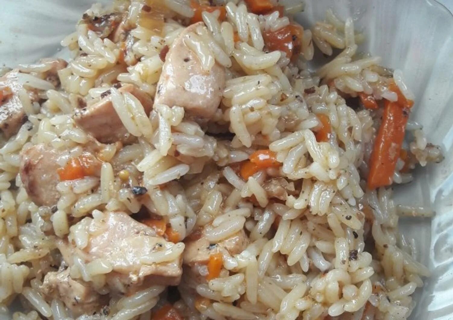 Плов с курицей пошагово с фото Как приготовить рис с курицей