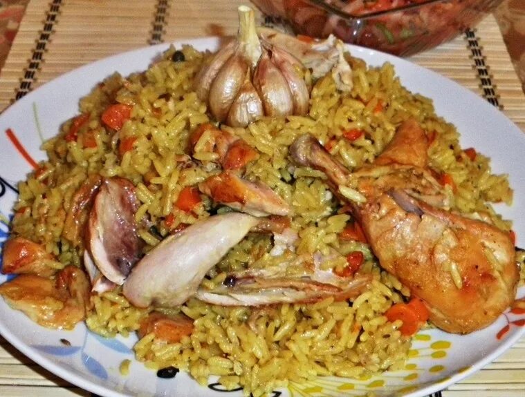Плов с курицей пошаговый рецепт фото Плов с куриными ножками - пошаговый рецепт с фото на Повар.ру