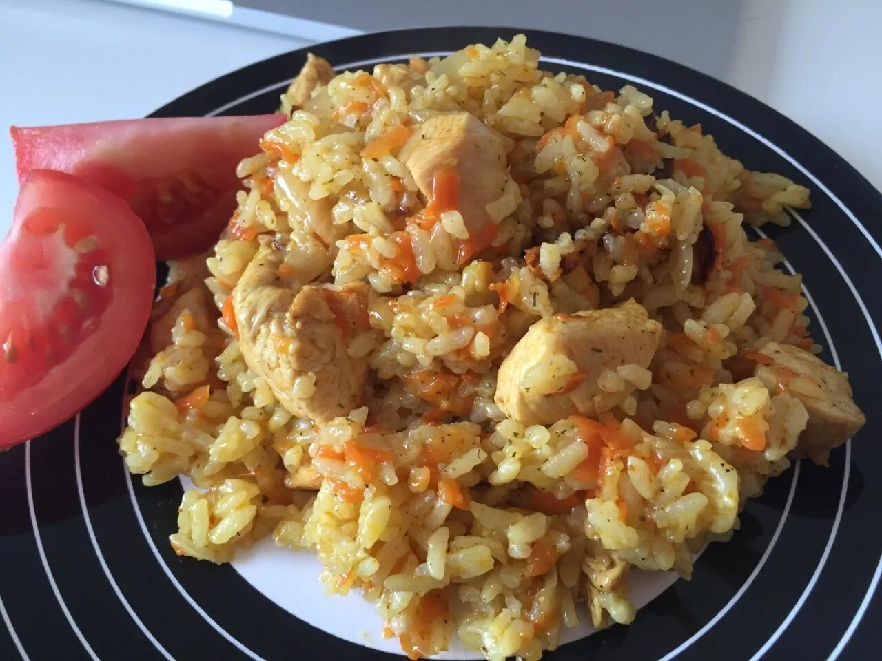 Плов с курицей пошаговый с фото Плов с курицей на сковороде рецепт - Греческая кухня: Основные блюда. "Еда"