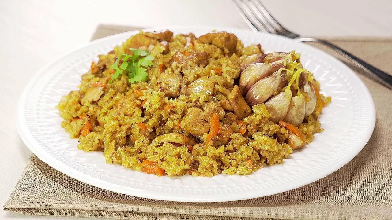 Плов с курицей пошаговый с фото Плов с курицей/ Дома на плите/Просто, быстро и очень вкусно - YouTube