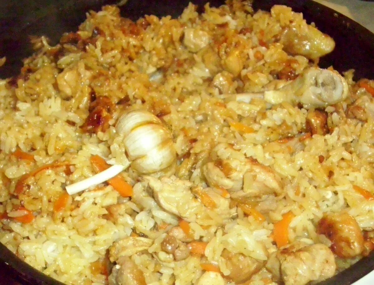 Плов с курицей пошаговый с фото Плов с голенью курицы фото - Coffeebull.ru