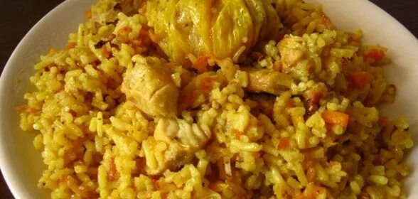 Плов с курицей пошаговый с фото ≡ Несложный Рецепт Плова с курицей и чесноком пошагово с фото, рецепт домашней к