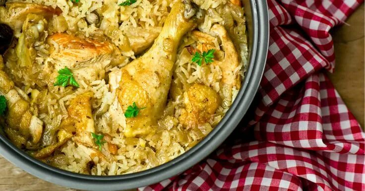 Плов с курицей рецепт с фото One Pot Chicken and Rice Recipe Recipes, Slow cooker chicken, Chicken recipes