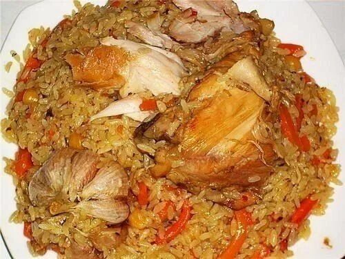 Плов с курицей рецепт с фото Uzbek pilaf with chicken Recipes, Cooking recipes, Cooking