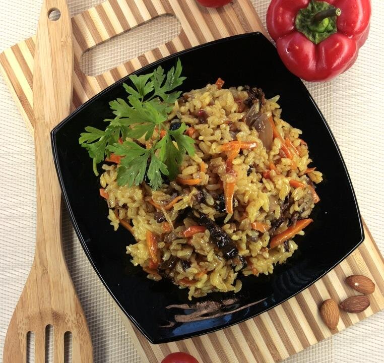Плов с овощами фото Овощной плов - удиви всю семью! Простая кухня Дзен