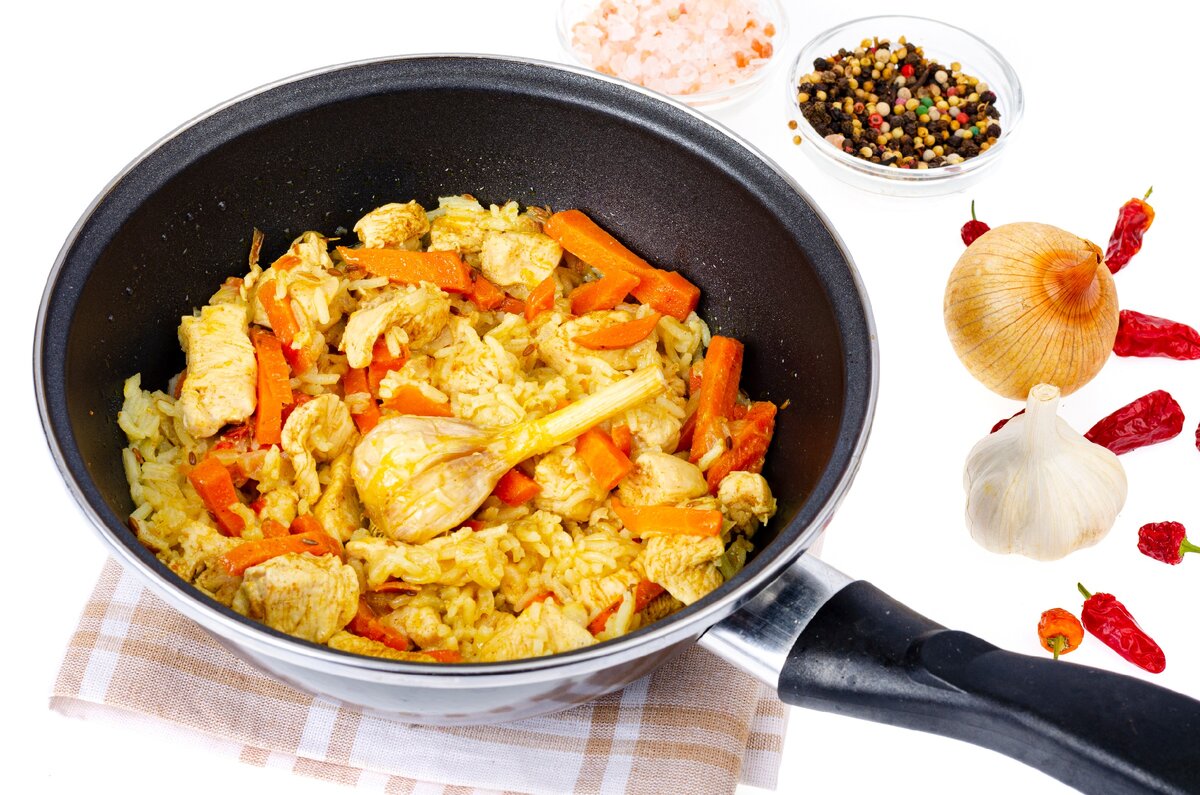 Плов с овощами фото Овощной плов с курицей рецепт Кто что сказал Дзен