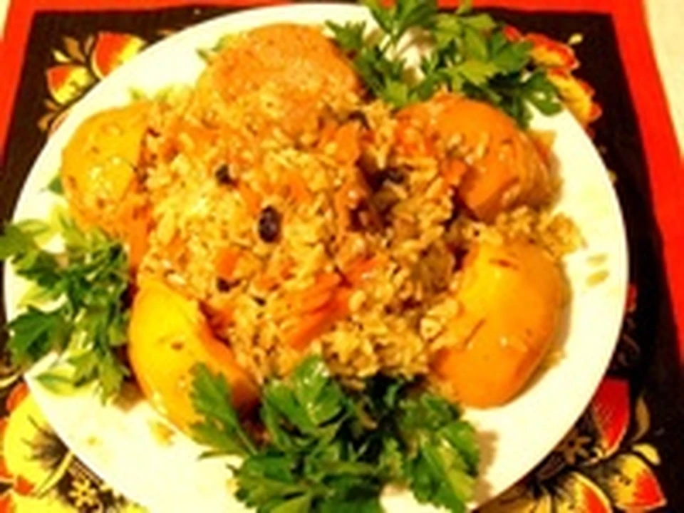 Плов с яблоками рецепт с фото пошагово Плов с айвой (бехили палов) - KP.RU