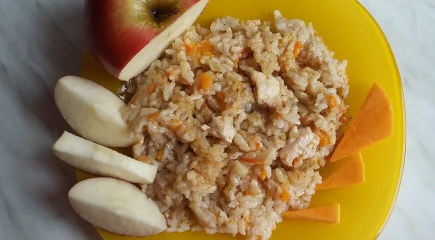 Плов с яблоками рецепт с фото пошагово Конкурс рецептов 'Встречаем год с Огненным петухом!' ЕДА Постила