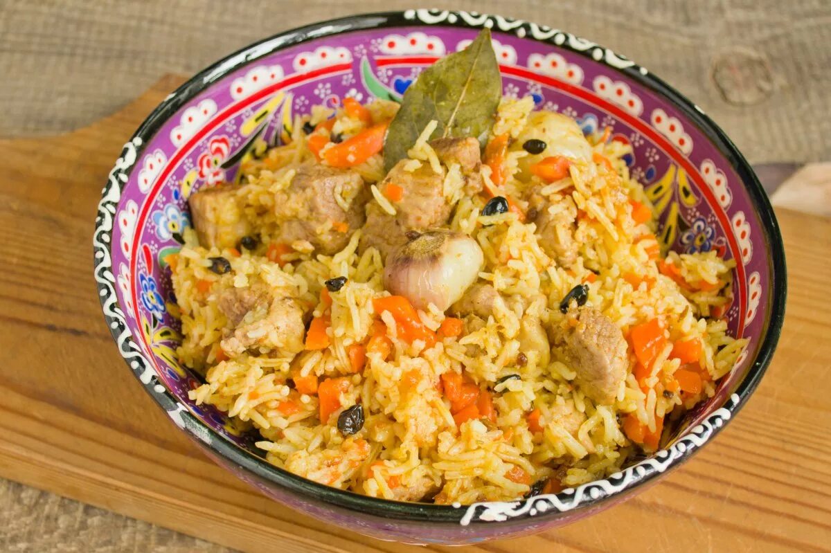 Плов со свининой фото Вкусный плов со свининой в утятнице на плите. Пошаговый рецепт с фото - Ботаничк