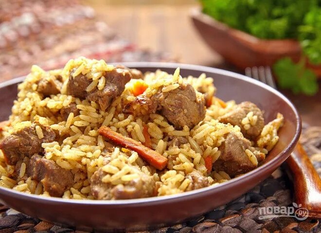 Плов со свининой фото Плов с мясом - пошаговый рецепт с фото на Повар.ру