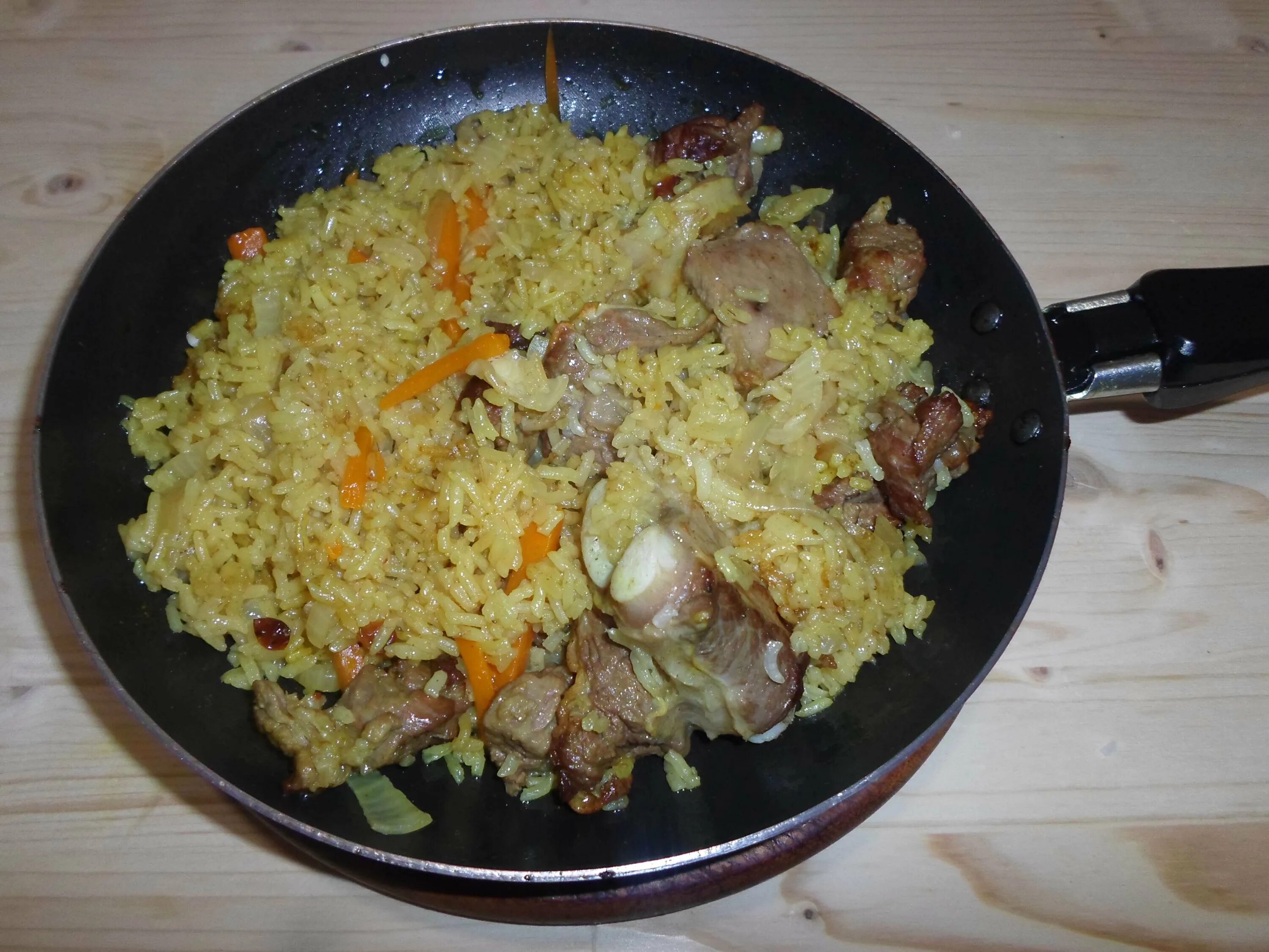 Плов со свининой пошагово с фото Рецепт плова с мясом пошаговое фото
