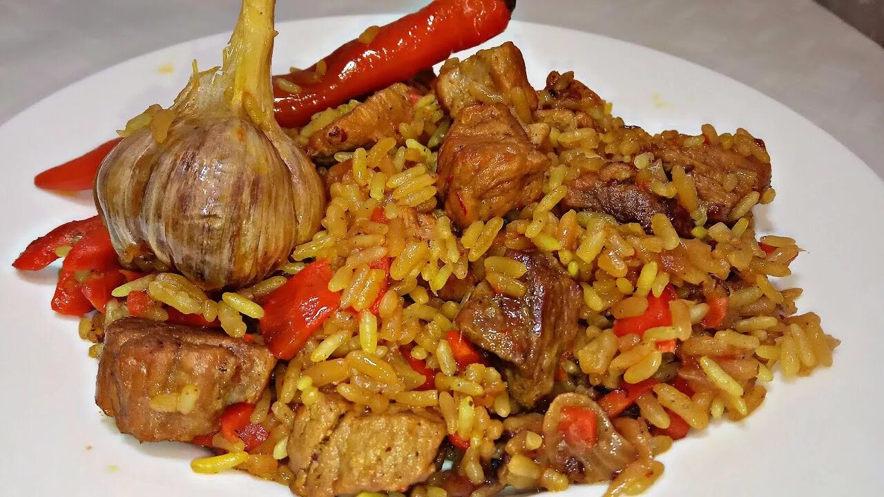 Плов со свининой рецепт с фото Плов из мяса свинины: найдено 90 картинок