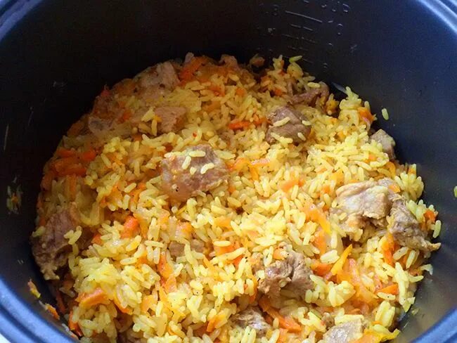 Плов со свининой в мультиварке фото Простой и быстрый рецепт вкусного плова в мультиварке - Мужчина на кухне - Питан