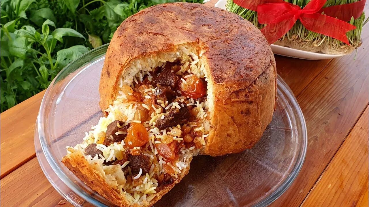 Плов в духовке с фото пошагово ASMR UNİQUE Shah pilaf recipe - Azerbaijani cuisine Pilaf recipes - YouTube