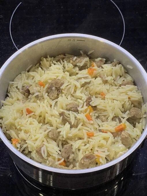Плов в кастрюле фото Соотношение риса и воды для плова в кастрюле - пошаговый рецепт приготовления с 