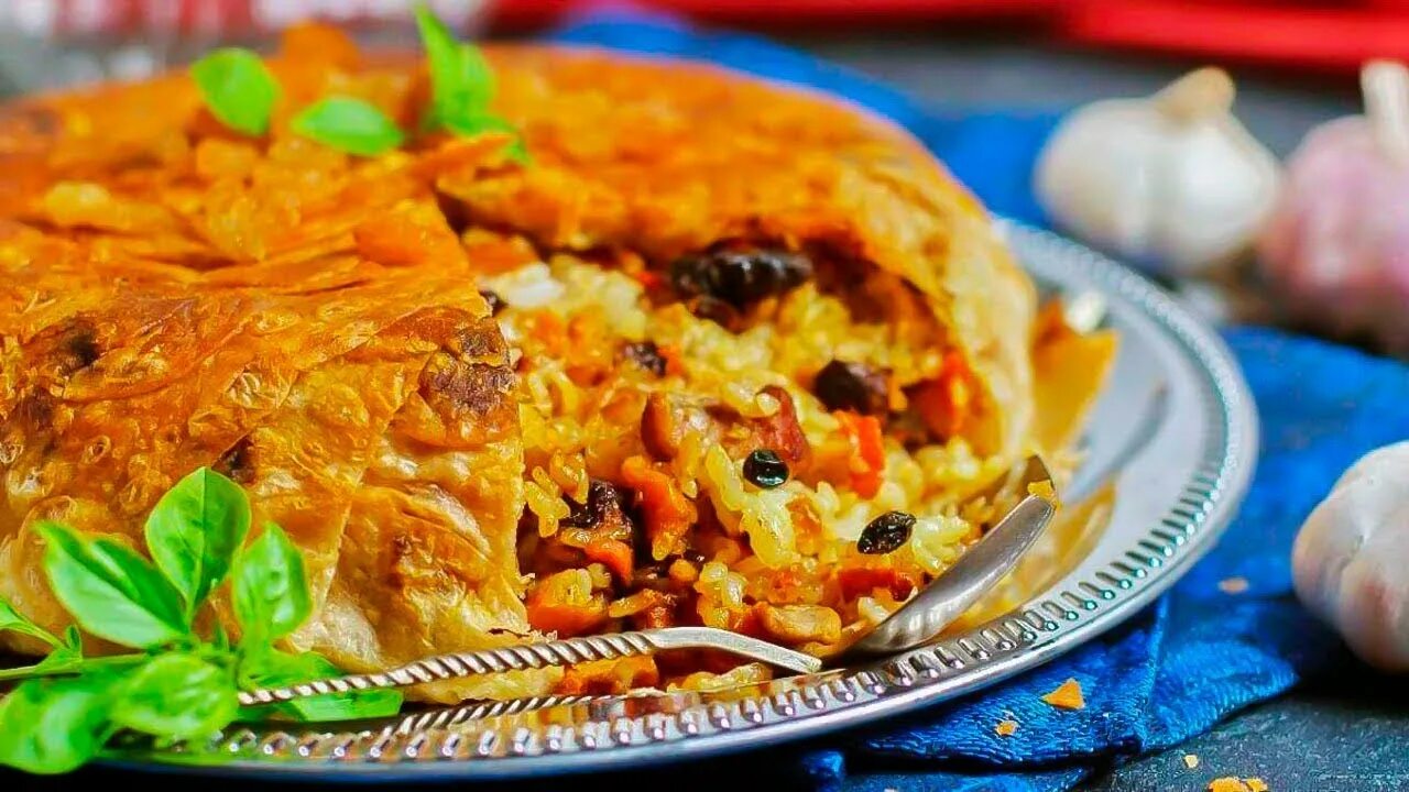 Плов в лаваше в духовке фото ШАХ ПЛОВ - очень вкусный и легкий в приготовлении для начинающих - YouTube