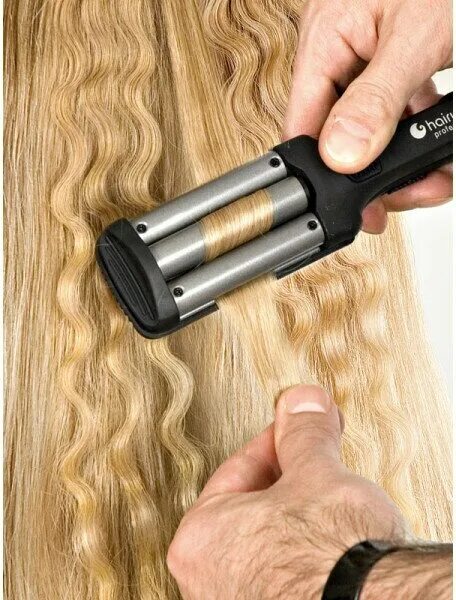 Плойка фото причесок Щипцы для завивки волос Hairway 04004 Titanium Tourmaline mini - купить в интерн